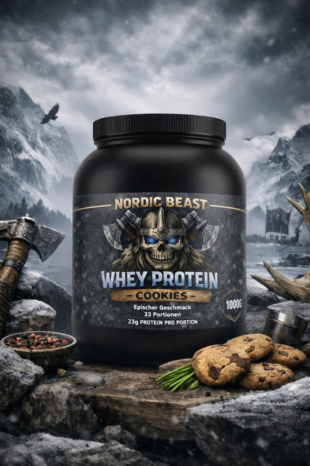 Premium Whey Protein Cookies - 1.000g